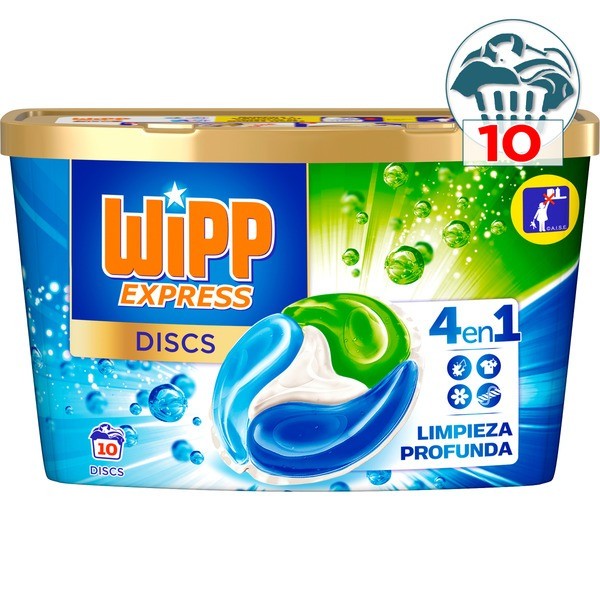 Wipp Express detergente Cápsulas 10 lavados