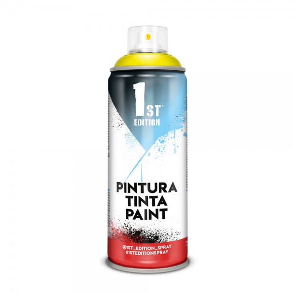 Pintura alquídica spray 520 cc ref 642 amarillo limón mate 300 ml (pack 2 unidades)