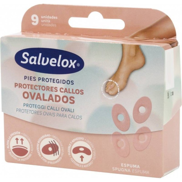 Salvelox Protector Callos Ovalado 9 Uds
