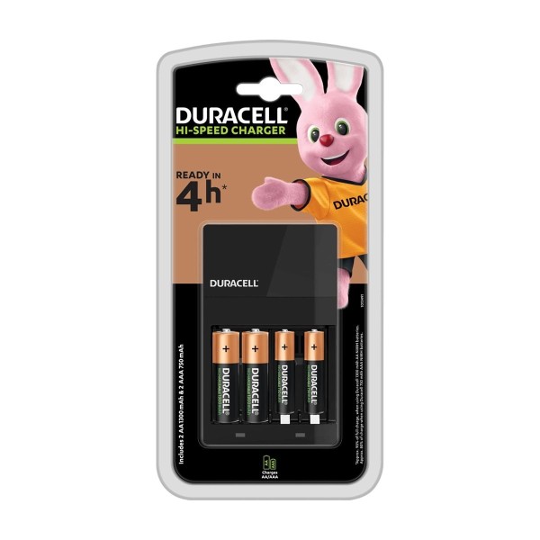 Cargador pilas duracell cef14(2aa+2aaa)