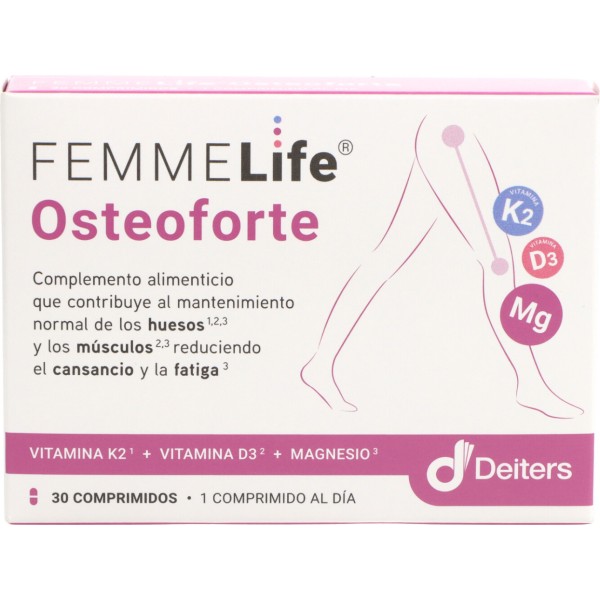 Deiters Femmelife Osteoforte 30 Comprimidos