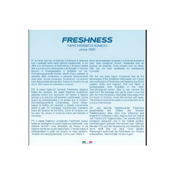 Freshness Toallitas WC  80 u