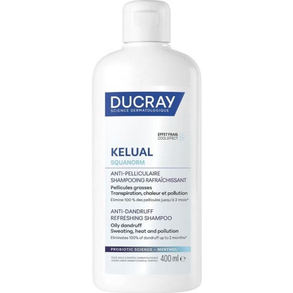 Ducray Kelual Squanorm Champú Anticaspa Refrescante 400 ml