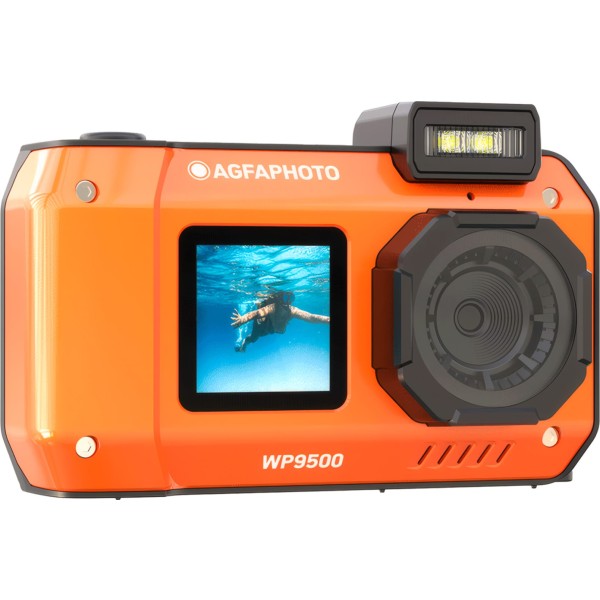 Agfaphoto realishot wp9500 naranja / cámara compacta waterproof