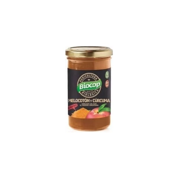 Biocop Compota Melocoton Curcuma Sin Gluten 280G
