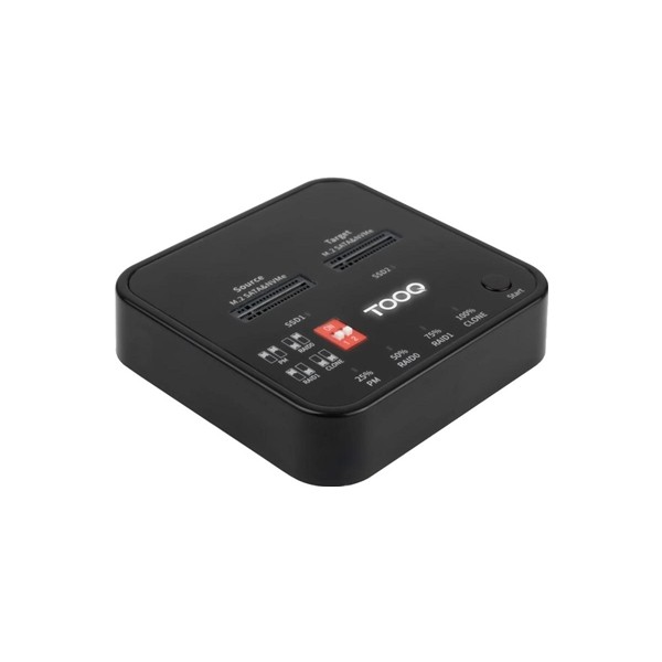 Tooq dockstation 2xssd m.2nvme pcie usb-c3.2 clone