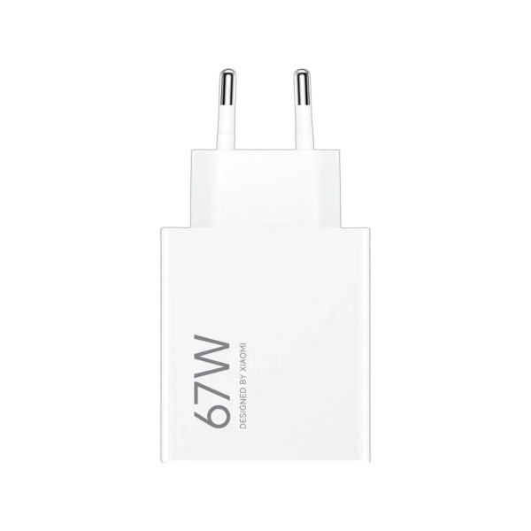 Xiaomi hyper charger white / cargador de red eléctrica / usb-a / 67w