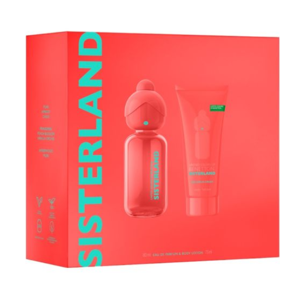 Benetton Sisterland Delicious Crush – Set de perfume y loción corporal